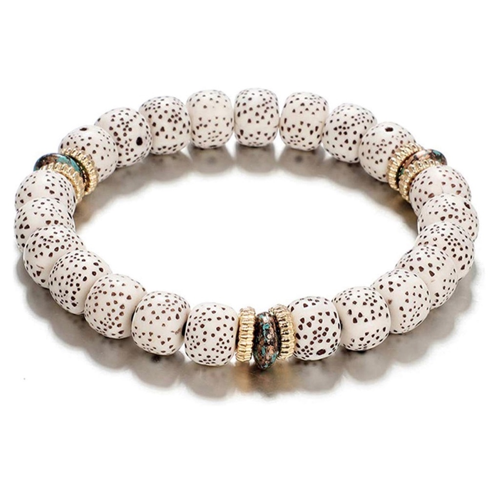 Beaded Evil Eye Hamsa Stackable Stretch Bracelets - Picture 3 of 7